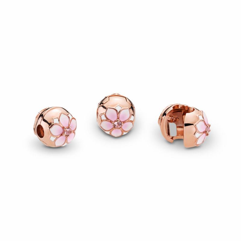 Pandora Australia Rose™ Magnolia Bloom Clip | GPRSLH780